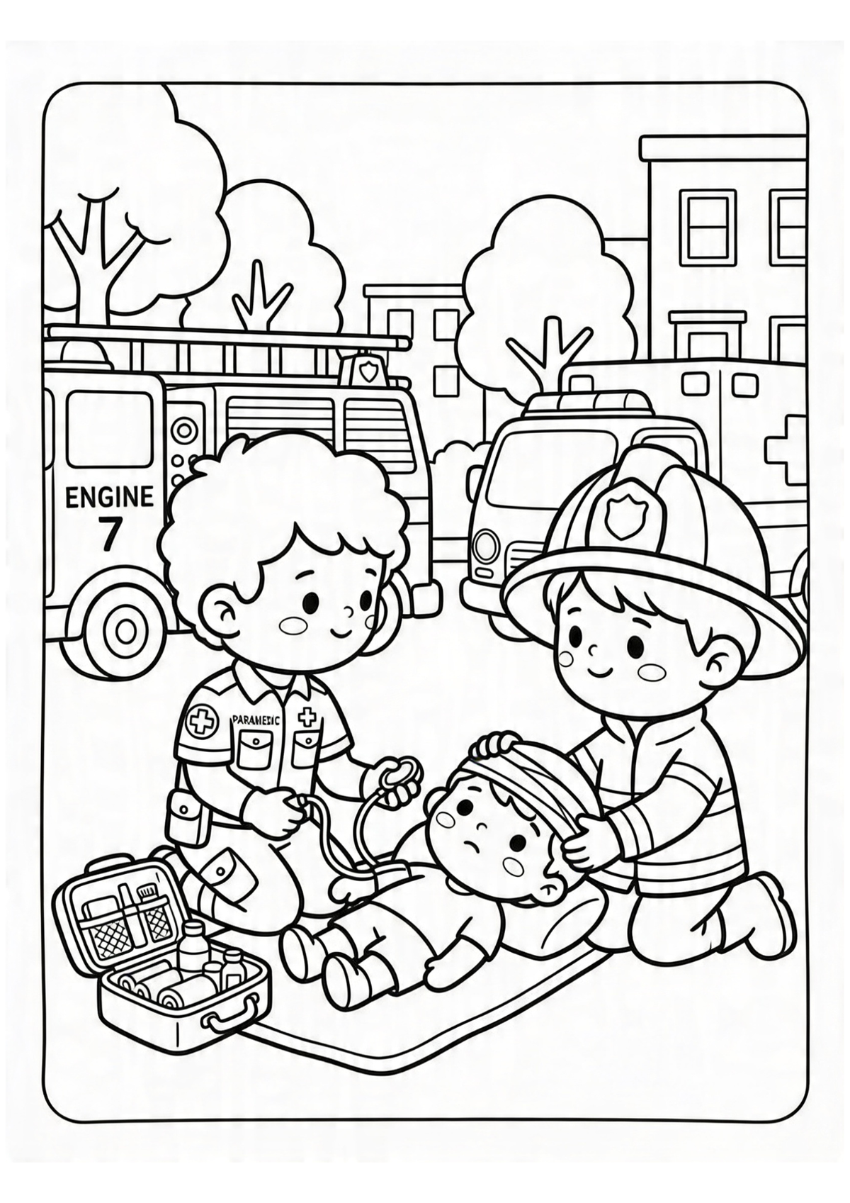 Brave Firefighters