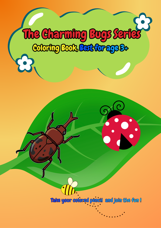 coloring bug, easy coloring page