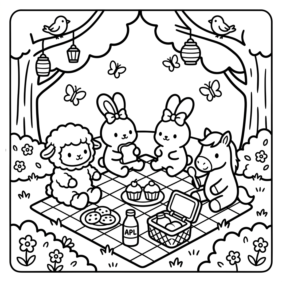Bunny and Adorable Friends