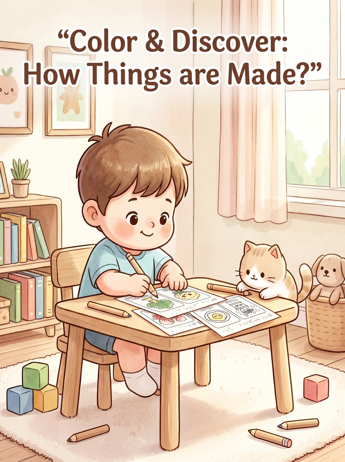 Color and Discover: How Things are Made? Main image