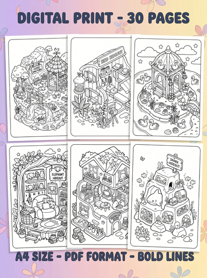 Secret Cute Animal Hideout