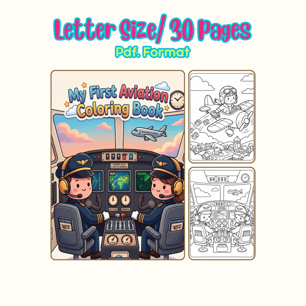 My Aviation Coloring Book Main image