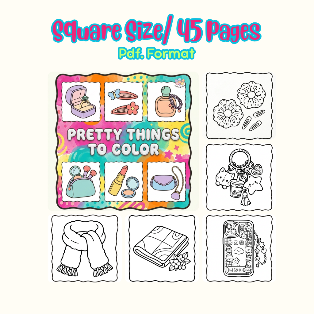 Pretty Things To Color Main image