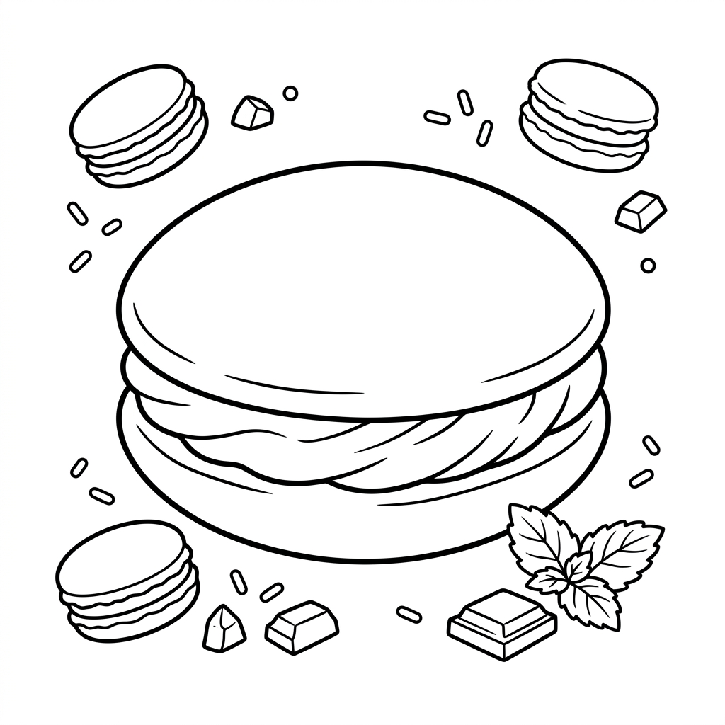 Sweeet Treat Coloring Book