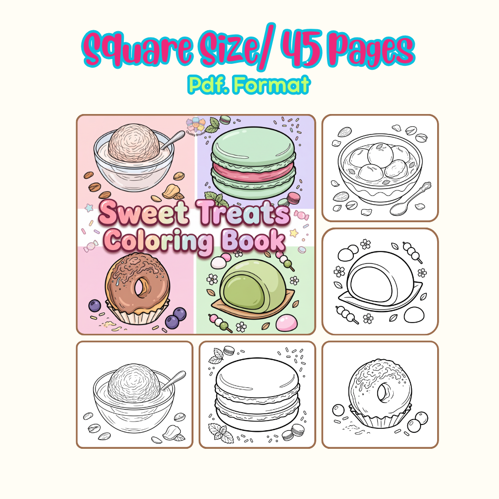 Sweeet Treat Coloring Book