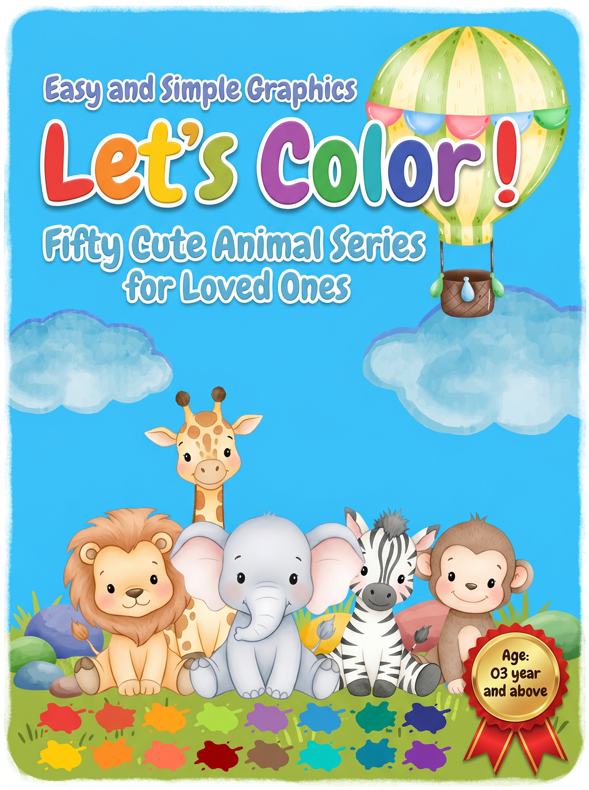 Simple coloring page Main image